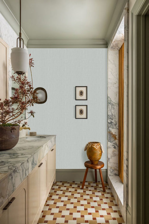 Catchii Linnen look behang Grey Green - vtwonen shop