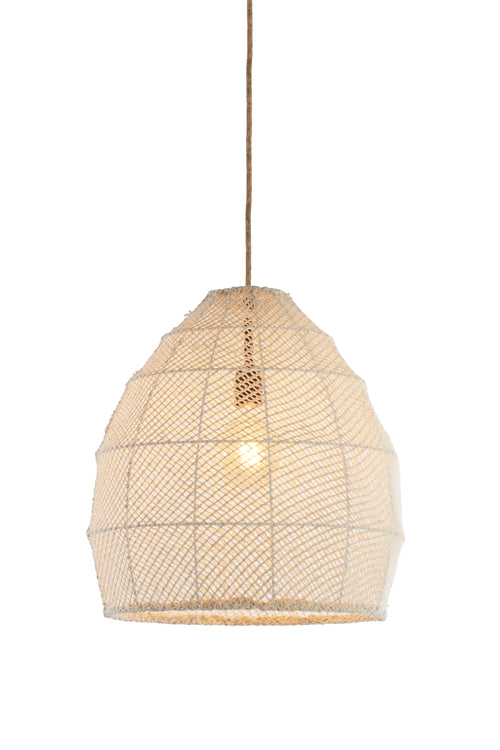 Light & Living hanglamp MAKASSAR - Ø42x42cm - wit
