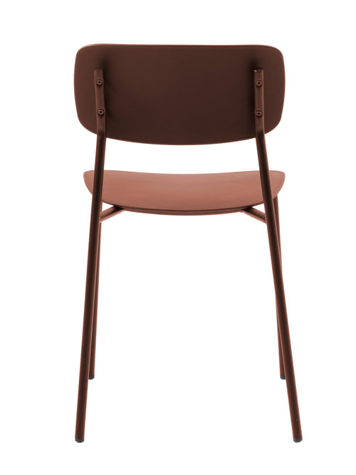 Rebellenclub Eetkamerstoel Strom - Set van 4 - Terracotta - vtwonen shop