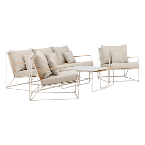 Nest outdoor Paolo 4 delige tuin loungeset beige