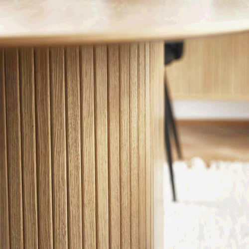 Olivine Lenn Ovale Houten Eettafel 180 cm - Naturel Eiken