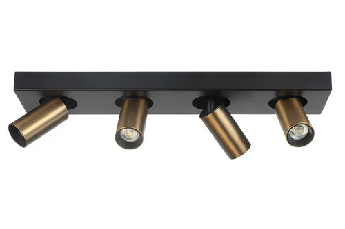 Highlight spot Eliano - 4 lichts - 48  x 12.5   cm - brons - vtwonen shop