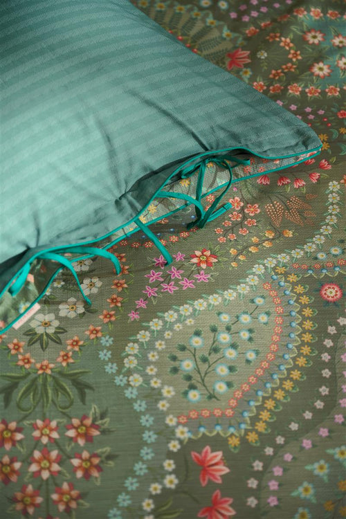Pip Studio dekbedovertrek Alfombra - 260x200/220 cm - groen