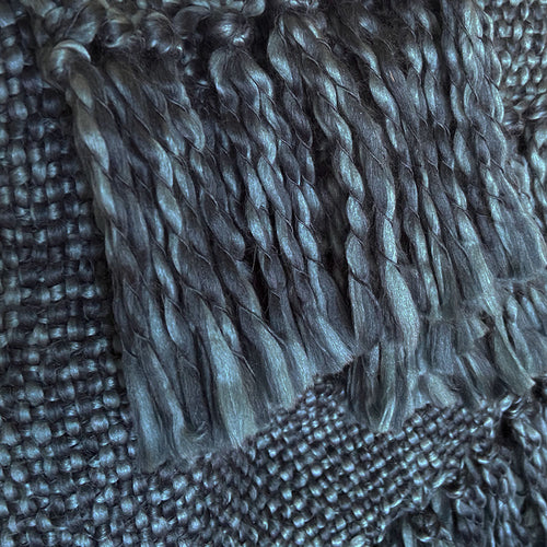 Malagoon plaid Marble - donkerblauw - 125x150cm