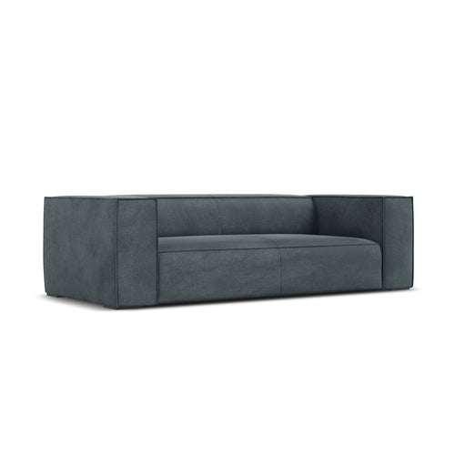 Cosmopolitan Design - Bank Turin 3-zits, structurele stof blauw grijs - 100x227x68cm
