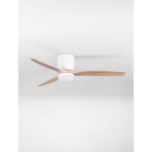 Nova Luce ALOA Plafondventilator Zandwit, Natuurlijk Hout LED 18W 1170lm 3000-4000-6500K Kleurtemperatuur Afstandsbediening