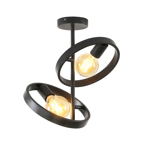 Ylumen plafondlamp Hover - 2 lichts - 42  x 53   cm - zwart - vtwonen shop