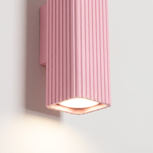 Sollux Lighting Wandlamp RAYO 20 roze - 6x8x20cm