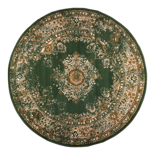 Interieur05 vloerkleed Keshan - groen - Ø160cm