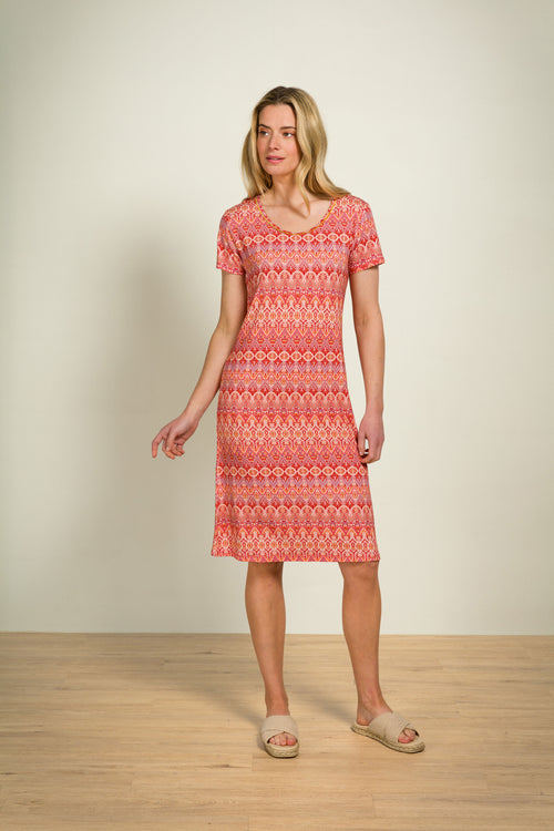 Pip Studio - Daniela Nachthemd - Dames - Ashanti - Rood - XL