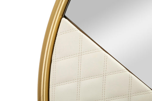 Mauro Ferretti wandspiegel - Ø 80x3 cm - crème