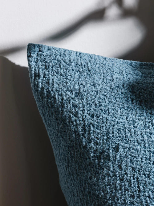 benuta kussenhoes Carmo - blauw - 45x45 cm