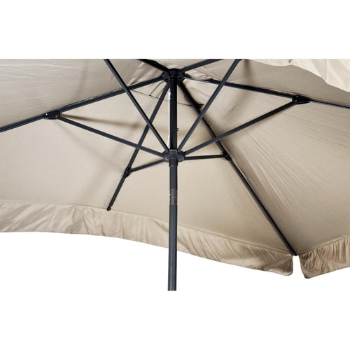 Lesli Living push-up parasol Libra - beige - 200x300cm