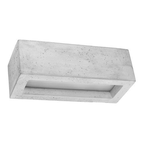 Sollux Lighting Wandlamp VEGA 30 beton - 30x12x10cm