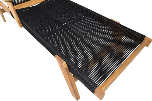 Rebellenclub Ligstoel Aros - Zwart - vtwonen shop