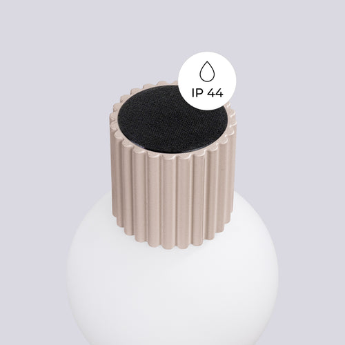Sollux Lighting Wandlamp HALO taupe IP44 - 12x17x12cm