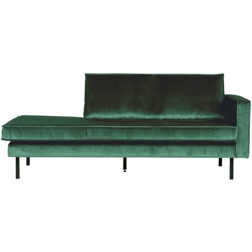 WOOOD daybed rechts Rodeo - Velvet - Green Forest - 85x203x86