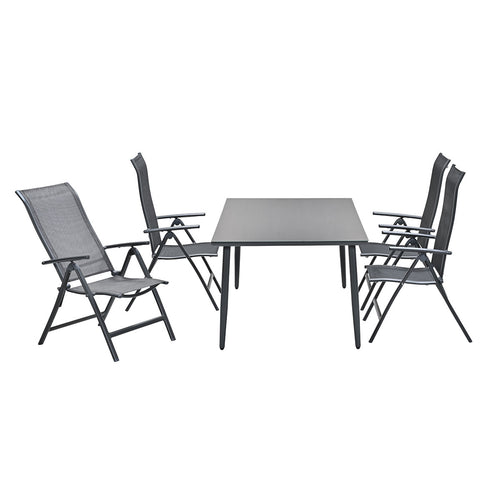 Garden Impressions tuinset Santos - Senna donker grijs - 5-delig