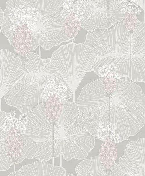 Borastapeter behang bloemen grijs - 53 cm x 10.05 m - 660307 - vtwonen shop