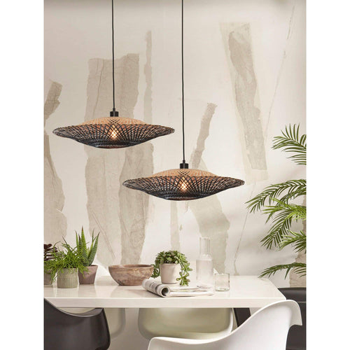 GOOD&MOJO hanglamp Kalimantan - zwart - Ø87cm - vtwonen shop