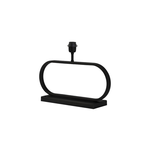 Light & Living lampvoet  - zwart - 47x13x29 cm