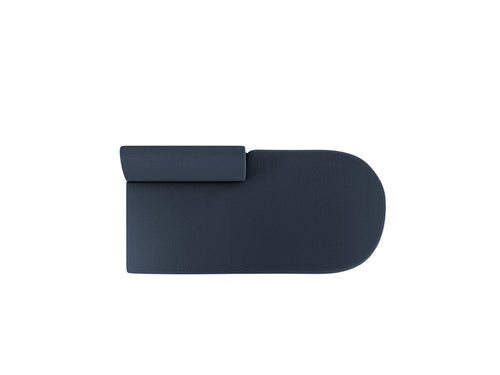 Micadoni Module Miley 2-zits, boucle donkerblauw - 90x158x70cm