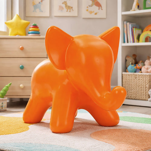Mauro Ferretti kruk - 86x46x56 cm - oranje