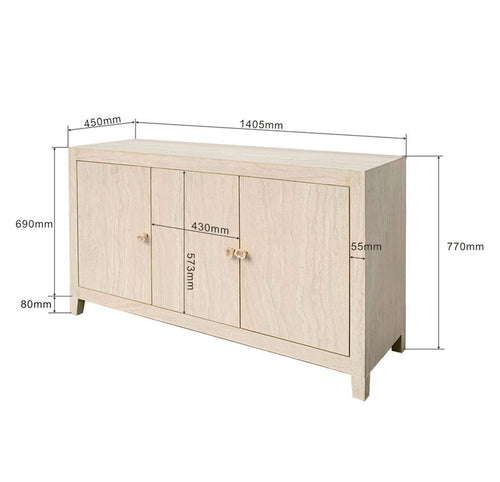 Kare Design Dressoir Travertino