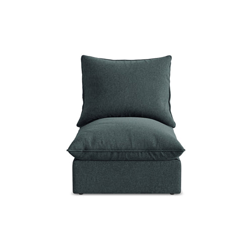 LaMiaSofa Bankmodule midden Ravenna - velours - marien - 75x90x77