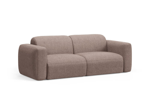 Cosmopolitan Design Modulaire bank Strino 3-zits, structurele stof cappuccino - 98x220x78cm