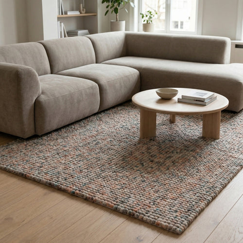 DÉJA Living Vloerkleed Bela - Wit Wol - 140x200cm