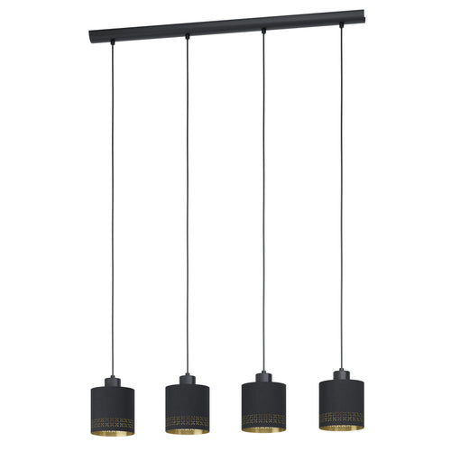 EGLO hanglamp Esteperra - e27 - 94 cm - zwart