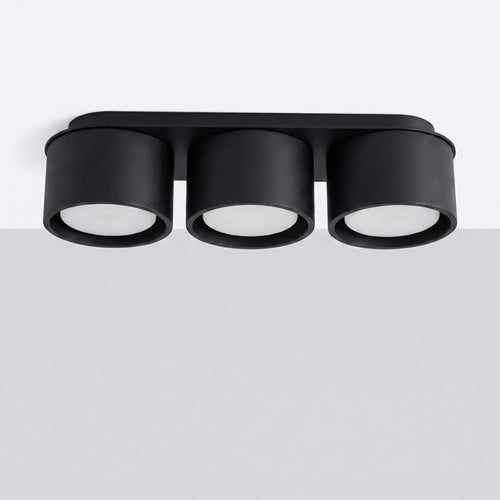 Sollux Lighting Plafondlamp MODO 3 zwart Gx53 - 32,4x10,4x8,2cm