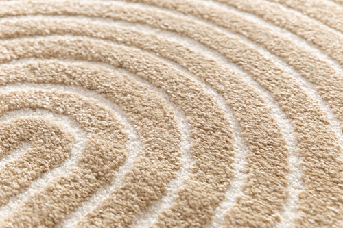 AFK Living vloerkleed Groove - reliëfeffect - kastanje - 160 x 230 cm - vtwonen shop