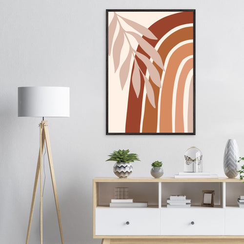 Artfulprints Poster Boho – Radiant growth   - 70x100 cm - Meerkleurig