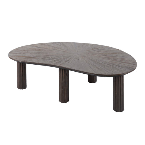 Giga Meubel Salontafel Maya - Donkerbruin Hout - 110x68x36cm - vtwonen shop