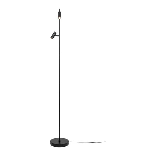 Nordlux Omari Vloerlamp - 2-lichts LED - 2700K - Zwart - vtwonen shop
