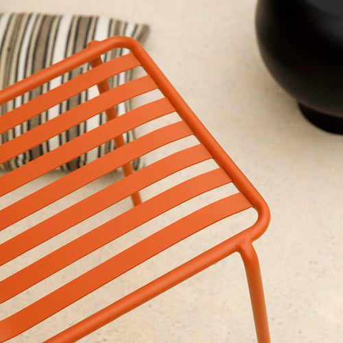 Tikamoon Oranje metalen leunstoel - Oranje - vtwonen shop