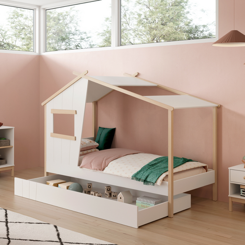 Calicosy - MARIA Bed - Wit - 103x215,4x158,5 cm