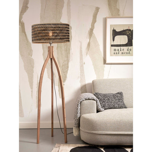 GOOD&MOJO vloerlamp Java - bruin - Ø50cm - vtwonen shop