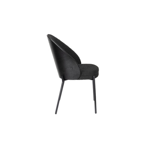 Dutchbone Rodin Eetkamerstoelen Zwart - Set van 2