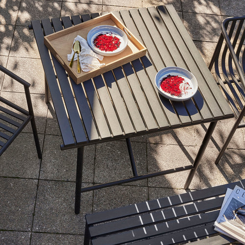 Hübsch soepbord Amare - steenpoeder - ø23xh5cm - vtwonen shop