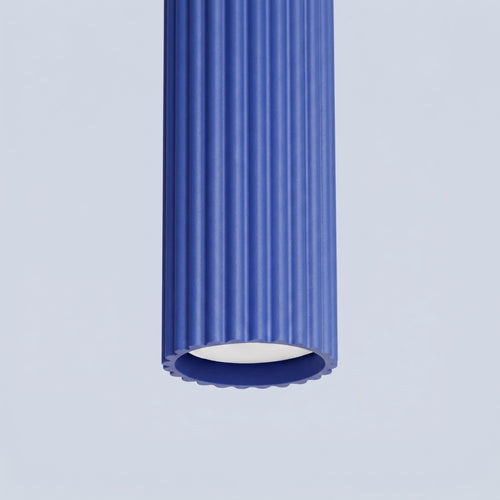 Sollux Lighting Hanglamp KARBON 1 ultramarijn - 8x8x118cm