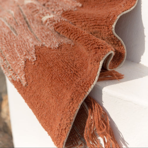 Lorena Canals wasbaar vloerkleed Nomad Sumak Terracotta