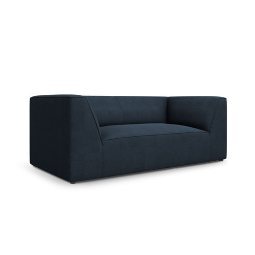 Cosmopolitan Design - Bank Siena 2-zits, structurele stof marineblauw - 92x174x69cm