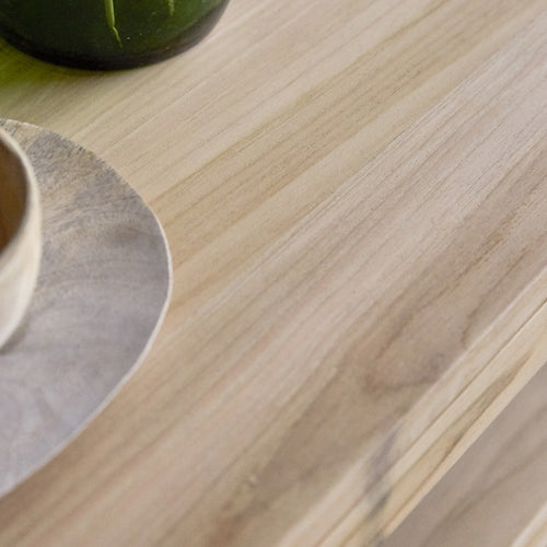 Tikamoon Tv-meubel van massief teakhout 180 cm - Naturel - vtwonen shop