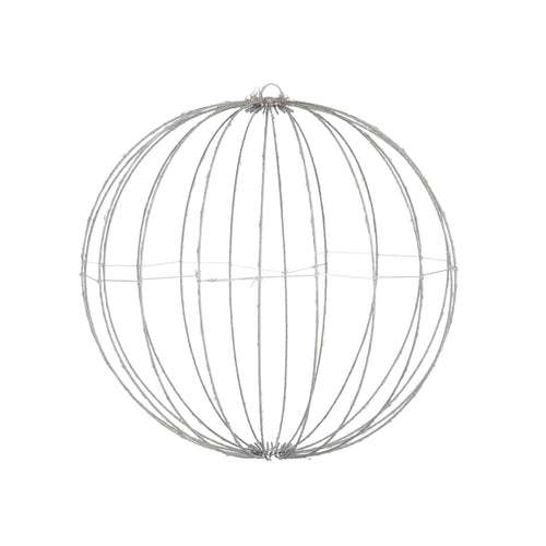 Luca Lighting Kerstverlichting Bal met Warm Witte LED Lampjes - Ø50 cm - Zwart - vtwonen shop