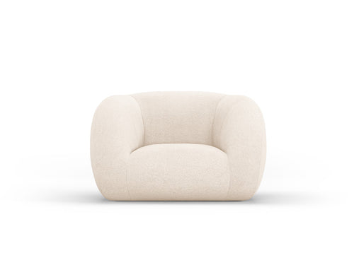 Cosmopolitan Design Fauteuil Essen boucle, beige - 95x130x86cm