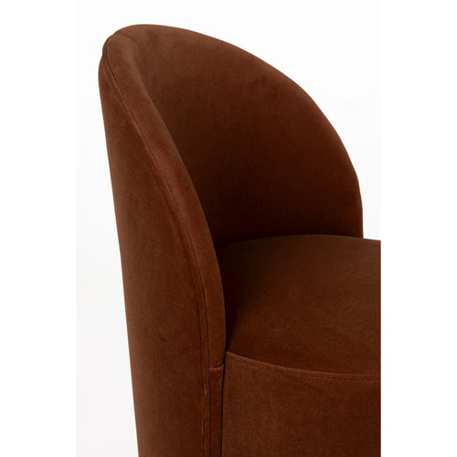 Zuiver Plush Fauteuil Bruin