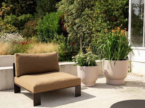 elho amber grail 40 balanced beige | Bloempot |Premium statementdesign